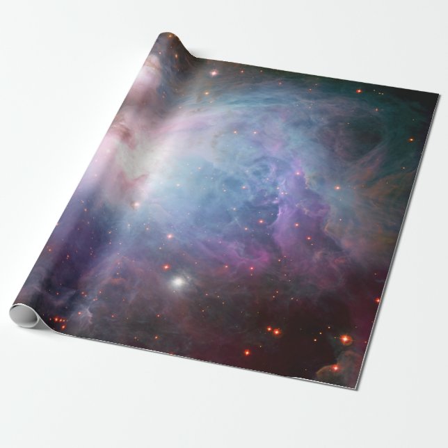 Papel De Regalo La astronomía púrpura del Orión Espacial Nebula (Desenrollado)