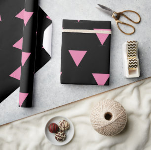 Papel De Regalo La bandera del triángulo rosado de SlipperyJoe obs