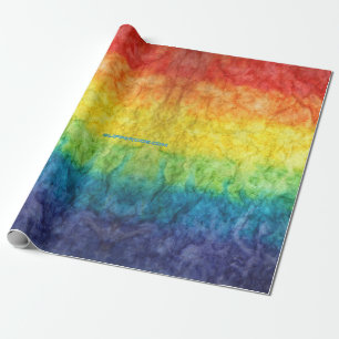 Papel De Regalo La bandera teñida con nudos de SlipperyJoe's arcoí