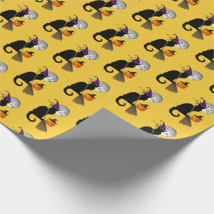 Papel De Regalo La Bruja de Halloween de Le Chat Noir