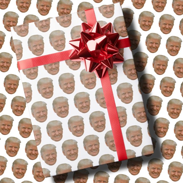 Papel De Regalo La cara divertida de Trump (Subido por el creador)