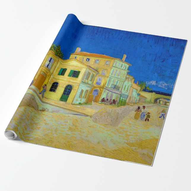 Papel De Regalo La casa amarilla, Van Gogh (Desenrollado)