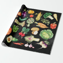 La cosecha de Acción de Gracias Vegetales Colorful