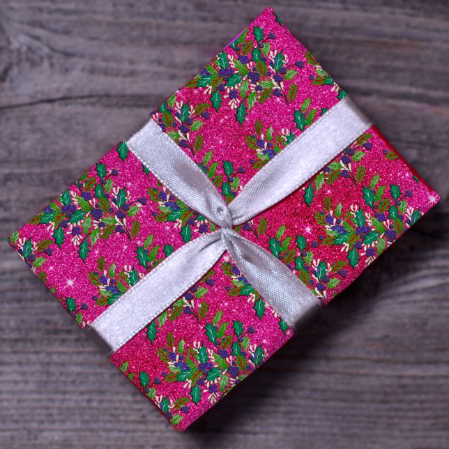 Papel De Regalo La cosecha retro queda en las vacaciones rosa cali (Subido por el creador)