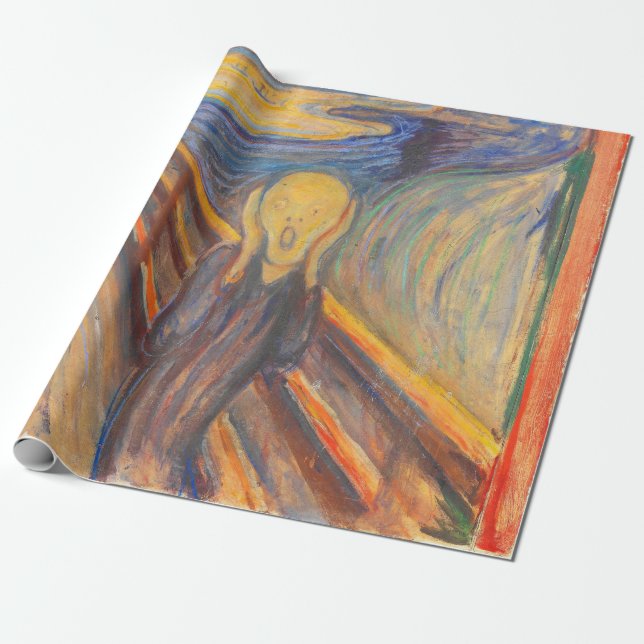 Papel De Regalo La crema de Edvard Munch (Desenrollado)