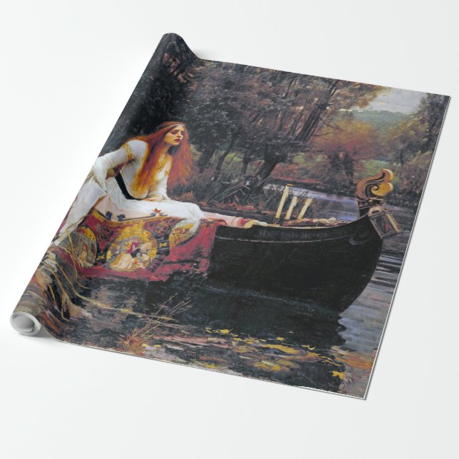 Papel De Regalo La dama de Shalott, John William Waterhouse (Desenrollado)