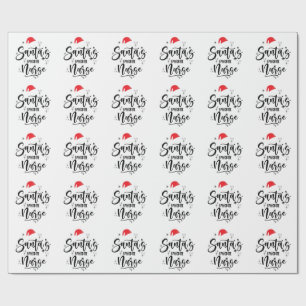 Papel De Regalo La enfermera favorita de Santa Navidad