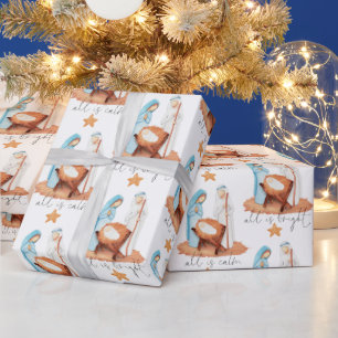 Papel De Regalo La Escena De La Natividad Todo Es Navidades De Gui