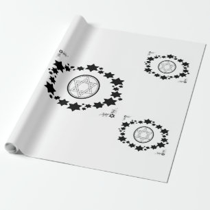 Papel De Regalo La Estrella de David -