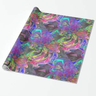 Papel De Regalo La explosión que brilla intensamente del color,