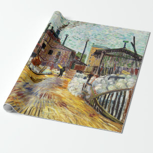 Papel De Regalo La Fábrica (1887) por Vincent Van Gogh