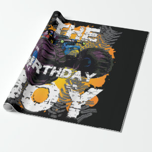 Papel De Regalo La familia de los niños de cumpleaños monstruand