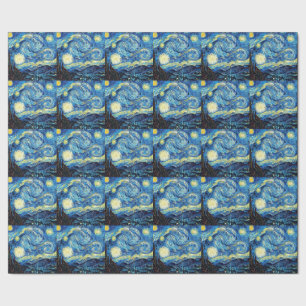 Papel De Regalo La famosa pintura de Van Gogh, Noche estrellada