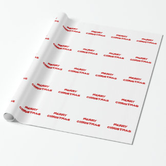 Papel De Regalo La Feliz Navidad Roja En El Fondo De Whats