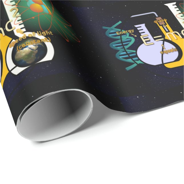 Papel De Regalo La física es fresca (Esquina del rollo)