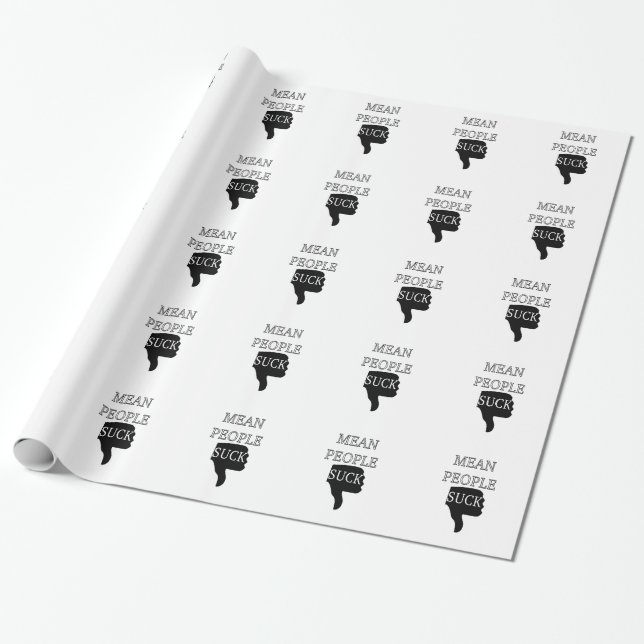 Papel De Regalo La gente mala apesta (Desenrollado)