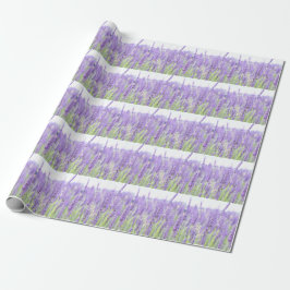 Papel De Regalo La lavanda coloca la fotografía, diversos regalos