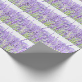 Papel De Regalo La lavanda coloca la fotografía, diversos regalos