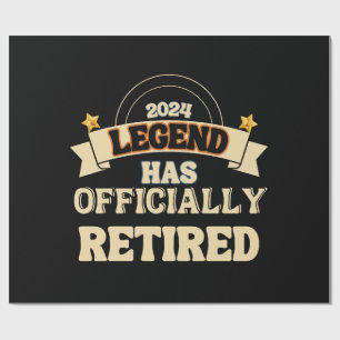 Papel De Regalo La leyenda se ha retirado oficialmente