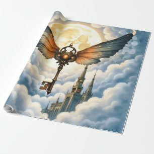 Papel De Regalo La Llave de la Eternidad – Alas Steampunk
