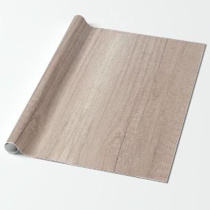 Papel De Regalo La Madera parece clásica Rustic Nostalgant Elegan