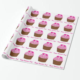 Papel De Regalo La magdalena del chocolate de la tarjeta del día