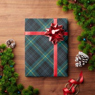 Papel De Regalo La marina rusa y el reloj negro verde en vacacione