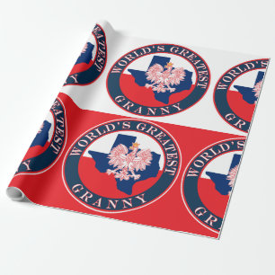 Papel De Regalo La mayor abuela del mundo