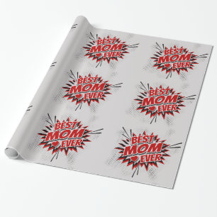 Papel De Regalo La mejor mamá de todos los tiempos