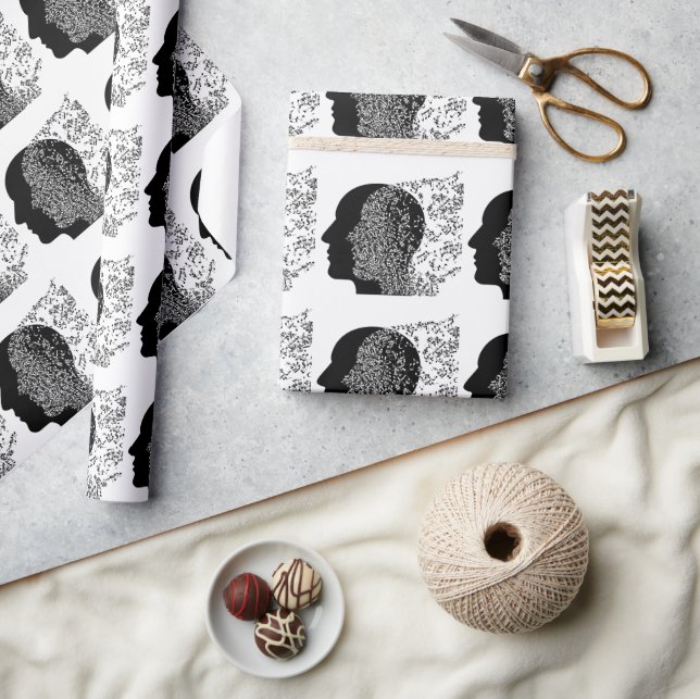 Papel De Regalo La mente de la música (Artesanía)