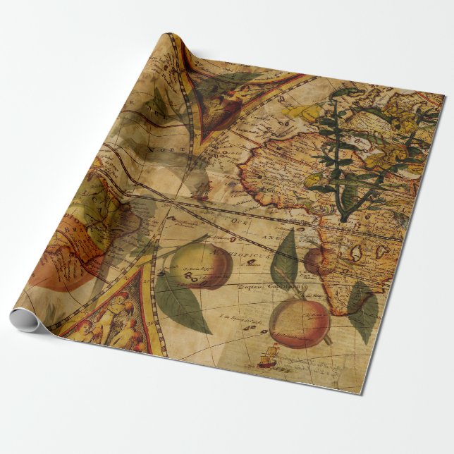 Papel De Regalo La mirada de la fruta (Desenrollado)