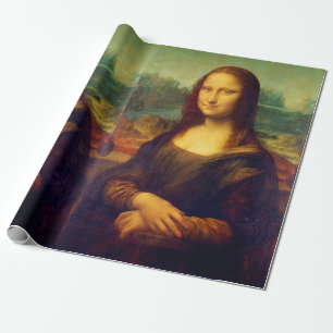 Papel De Regalo La Mona Lisa de Leonardo Da Vinci
