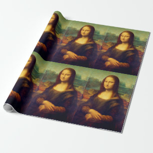 Papel De Regalo La Mona Lisa de Leonardo Da Vinci