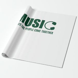Papel De Regalo La música hace que la gente se una