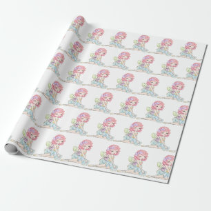 Papel De Regalo La niña hada