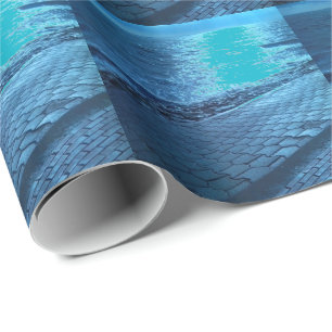 Papel De Regalo La orilla del mar, la foto natural de Serenity Blu