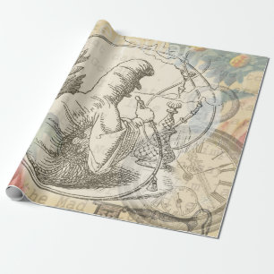 Papel De Regalo La oruga de la maravilla de Alicia: Tenniel origin