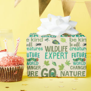 Papel De Regalo La oruga del futuro cambio mundial, muy hambrienta