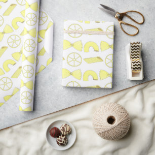 Papel De Regalo La pasta alimenticia italiana forma macarrones de
