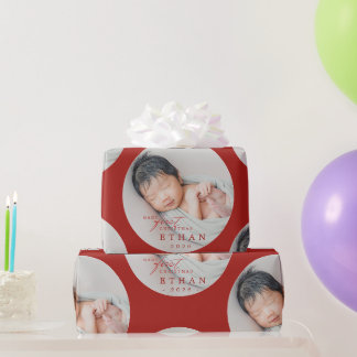 Papel De Regalo La primera Navidad del bebé 