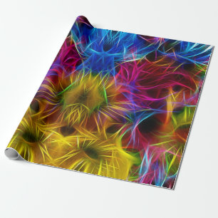 Papel De Regalo La ráfaga de color desploma la energía