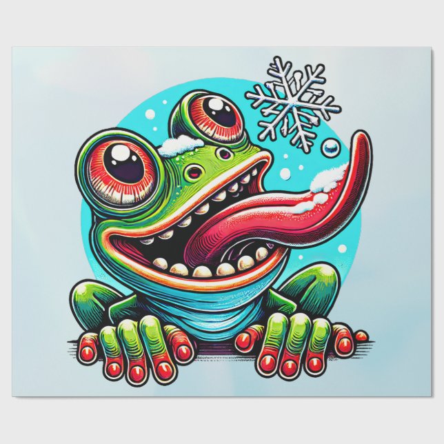 Papel De Regalo La rana helada (Superficie plana)