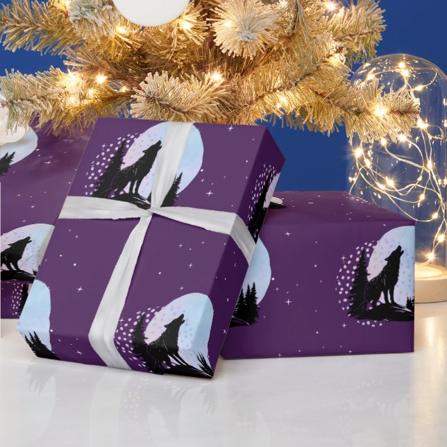 Papel De Regalo La serenata nocturna del lobo nocturno (Vacaciones)