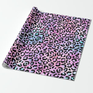 Papel De Regalo La Serie del Leopardo Irisado Diseño 4