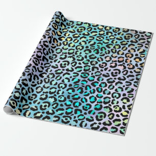 Papel De Regalo La Serie del Leopardo Irisado Diseño 8
