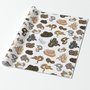 Papel De Regalo La serpiente del pitón de la bola Morph el modelo