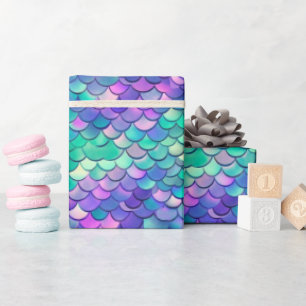 Papel De Regalo La sirena de arcoiris cúpula el océano Cumpleaños