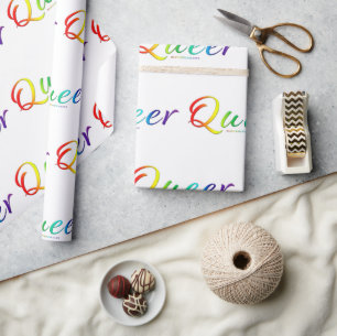 Papel De Regalo La suave palabra expresiva única y rara de Slipper