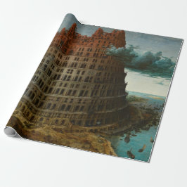 Papel De Regalo La Torre de Babel (por Pieter Bruegel el Mayor)