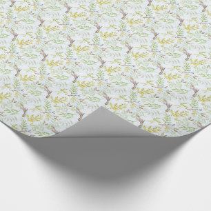 Papel De Regalo *~* La vegetación del oro botánico deja ramas de
